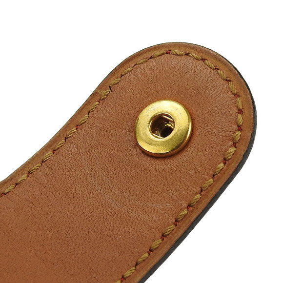 Hermes Hermes Medor Epsom Metal Red Bangle Leather Bangle - Picture 8 of 11